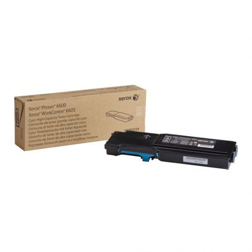 Xerox Phaser 6600, 6605 Toner Cyan HC 6K (Eredeti)