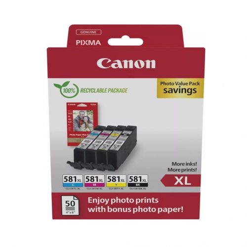 Canon CLI-581XL Tintapatron Multipack Photo 4x8,3 ml