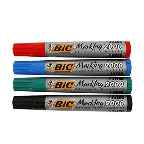 Marker -8209153- Marking 2000 Perm. Kerek hegy kék BIC 12db/dob