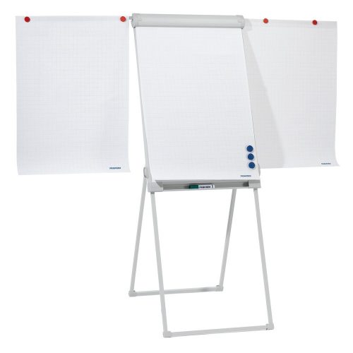 Flipchart tábla 67x95 cm mágneses,2 db segédkarral, ProLine FRANKEN