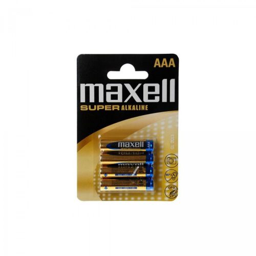 Elem AAA mikro LR3 1,5V 4 db Maxell Super tartós alkaline