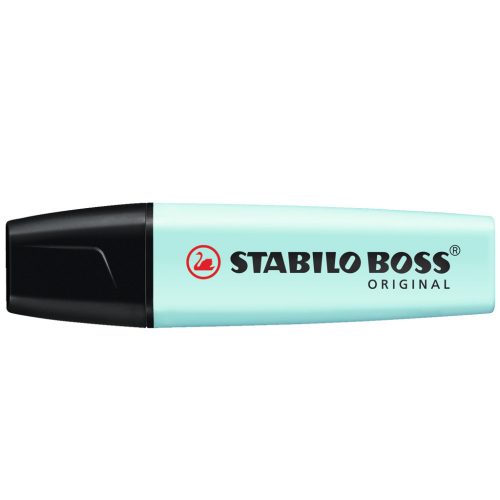 Szövegkiemelő 2-5mm vágott hegyű, STABILO BOSS Pastel 70/113 türkiz