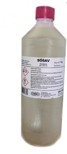 Sósav háztartási 20 %-os 1 liter