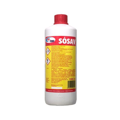 Sósav háztartási 20 %-os 1000 ml.