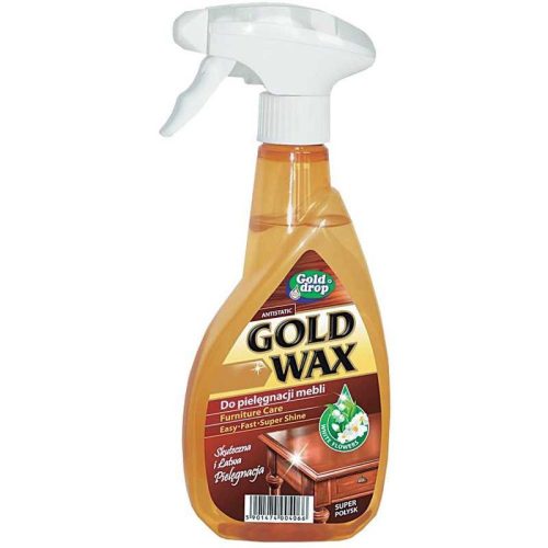 Bútorápoló szórófejes 400 ml Gold Wax