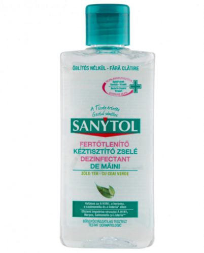 Kéz- és bőrfertőtlenítő gél 75 ml Sanytol