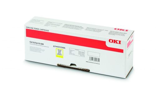 OKI C610 Toner Sárga 6000 oldalra