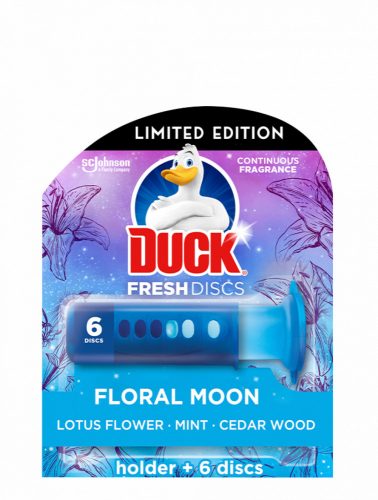 WC öbíltő korong zselés 36 ml Fresh Discs Duck® Floral Moon