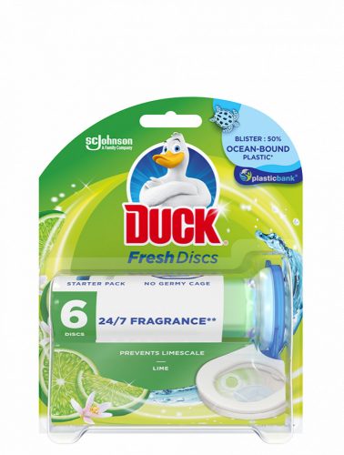 WC öbíltő korong zselés 36 ml Fresh Discs Duck® Lime