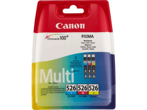 Canon CLI-526 C/M/Y (3x9 ml) Tintapatron Multipack