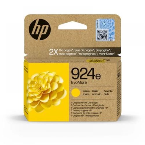 HP 4K0U9NE Tintapatron Yellow 800 oldal kapacitás No.924e EvoMore