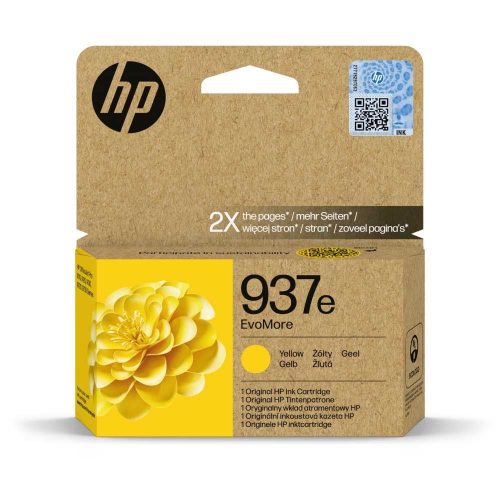 HP 4S6W8NE Tintapatron Yellow 1.650 oldal kapacitás No.937e EvoMore