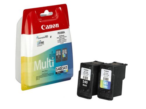 Canon PG-540 (1x8 ml) + CL-541 (1x8 ml) + 50 lap GP501 10x15 fényes fotópapír Multipack