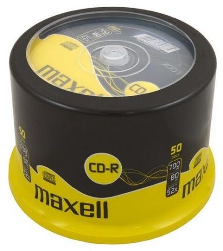 CD-R 80 52x 50db cake box MAXELL