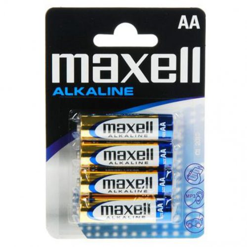 ELEM AA CERUZA LR6 MAXELL ALKALINE 4DB