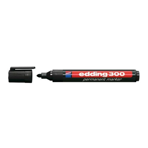 Permanent marker 1,5-3mm kerek EDDING 300 fekete 