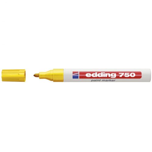 LAKKMARKER 750 KEREK HEGY 2-4MM SÁRGA EDDING