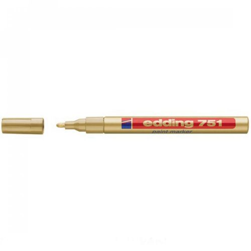 LAKKMARKER 751 KEREK HEGY 1-2MM ARANY EDDING