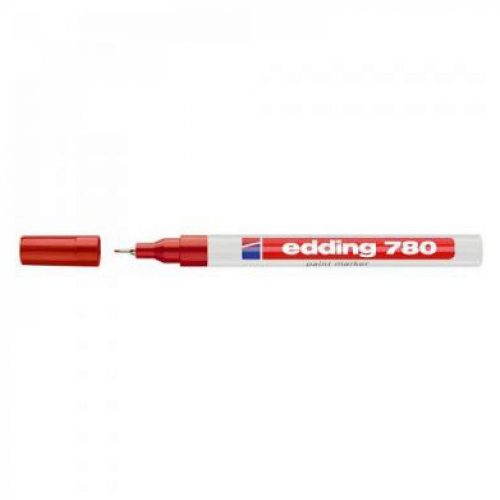 LAKKMARKER 780 KEREK 0,8MM PIROS EDDING