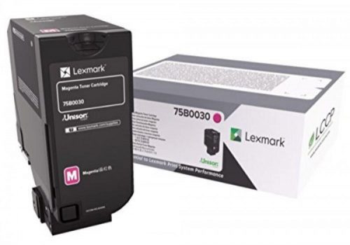 Lexmark CS/CX727/CS728 Toner Magenta 10K (Eredeti) 75B0030