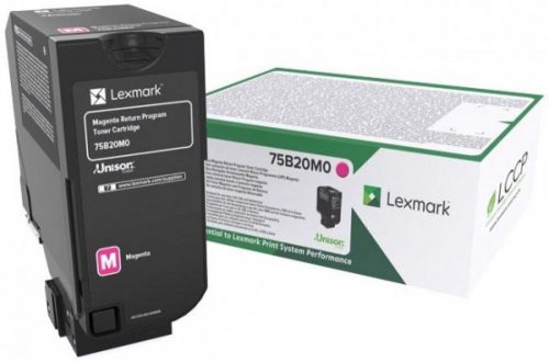 Lexmark CS/CX727/CS728 Return Toner Magenta 10K (Eredeti) 75B20M0