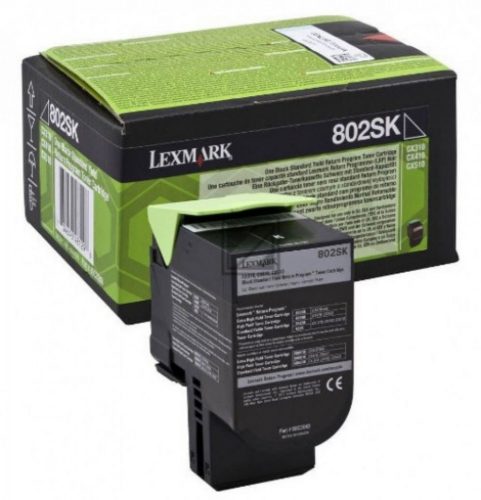 Lexmark CX310/410/510 Standard Return Toner Black 2,5K (Eredeti) 80C2SK0