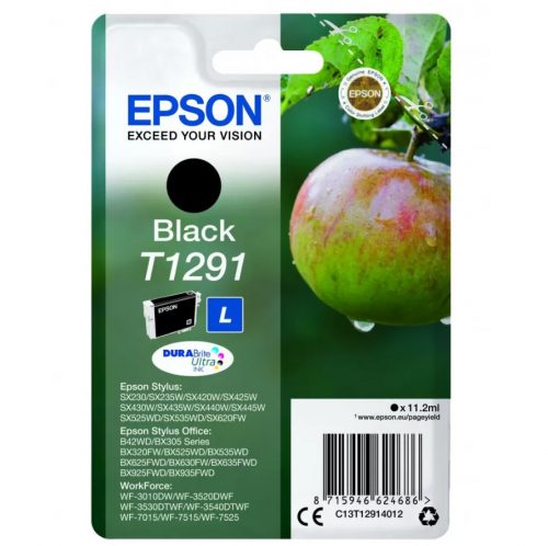 Epson T1291 Tintapatron Black 11,2ml