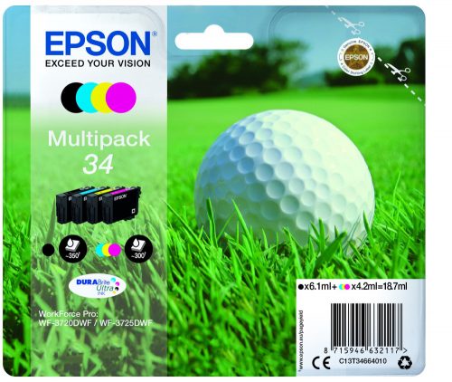 Epson T3466 Tintapatron Multipack 18,7ml No.34