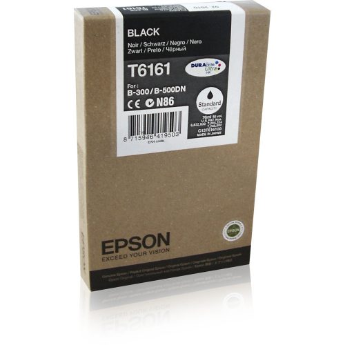 Epson T6161 Tintapatron Black 3.000 oldal kapacitás