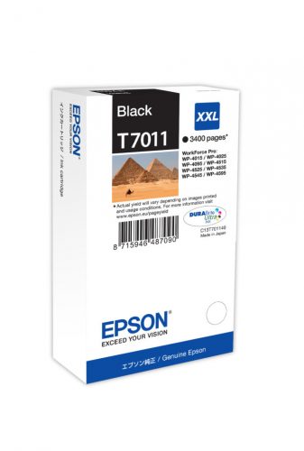 Epson T7011 Tintapatron Black 3.400 oldal kapacitás