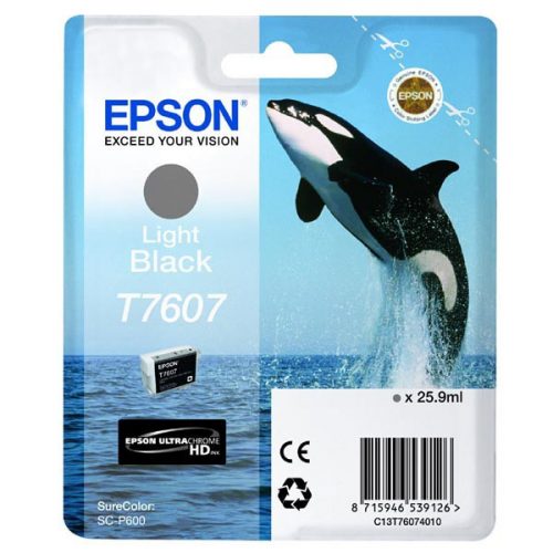 Epson T7607 Tintapatron Light Bk 25,9ml