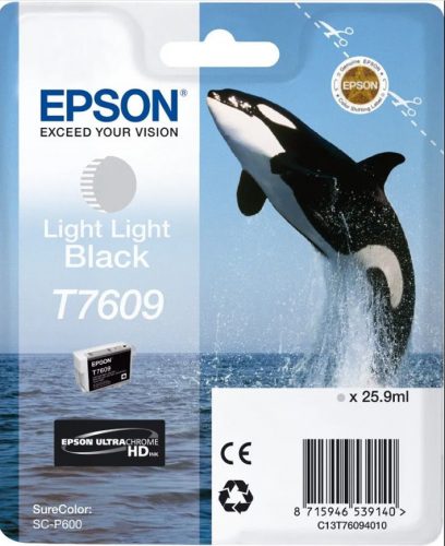 Epson T7609 Tintapatron Light Light Black 25,9ml