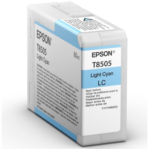 Epson T8505 Tintapatron Light Cyan 80ml