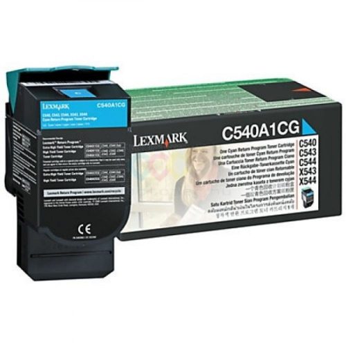 Lexmark C54x/X54x Return Toner Cyan 1K (Eredeti) C540A1CG