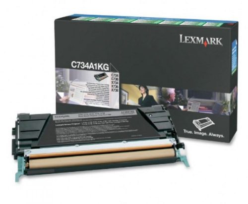 Lexmark C734/X734 Return Toner Black 8K (Eredeti) C734A1KG