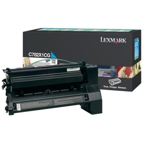 Lexmark C782/X782e Extra High Return Toner Cyan 15K (Eredeti) C782X1CG