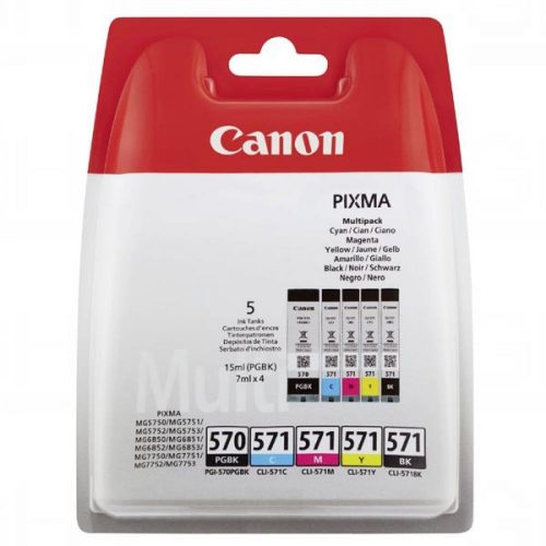 CANON PGI570/CLI571 MULTIPACK PGBK/C/M/Y/BK EREDETI