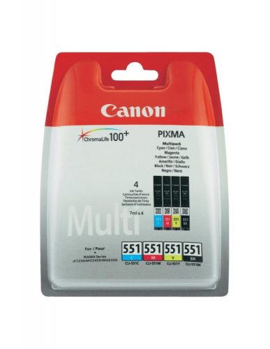 CANON CLI551 TINTAPATRON BCMY MULTIPACK EREDETI