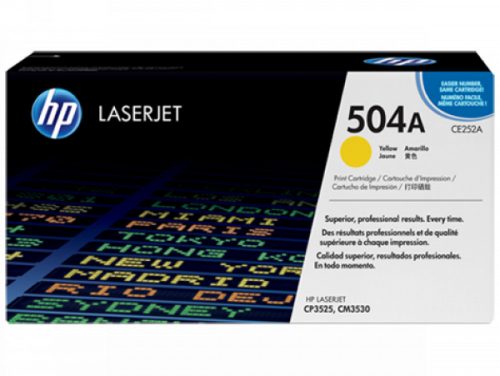 HP CE252A Toner Yellow 7.000 oldal kapacitás No.504A