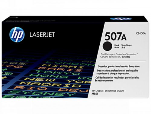 HP CE400A Toner Black 5.500 oldal kapacitás No.507A