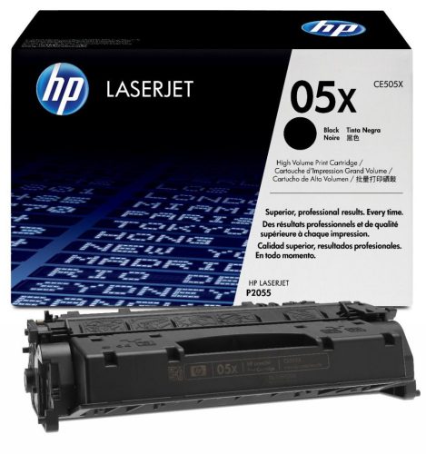 HP CE505X Toner Black 6.500 oldal kapacitás No.05X