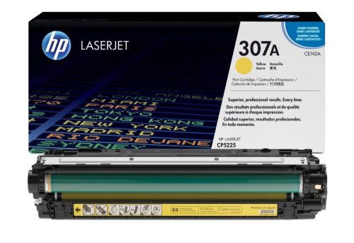 HP CE742A Toner Yellow 7.300 oldal kapacitás No.307A