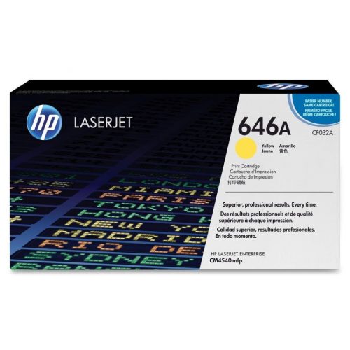 HP CF032A Toner Yellow 12.500 oldal kapacitás No.646A