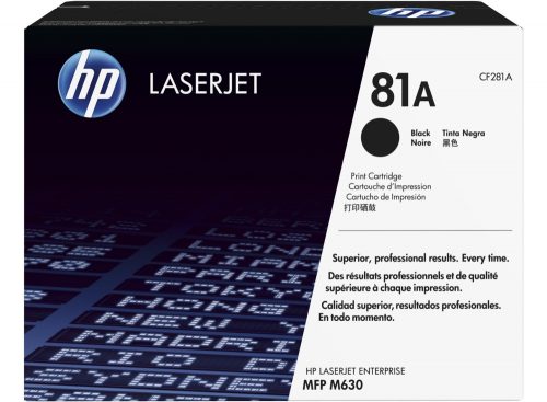 HP CF281A Toner Black 10.500 oldal kapacitás No.81A