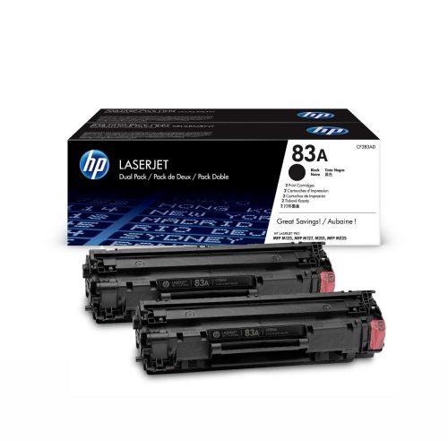 HP CF283AD Toner Black 2*1.500 oldal kapacitás No.83A