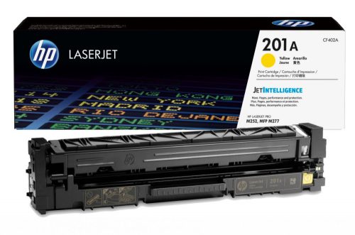 HP CF402A Toner Yellow 1.330 oldal kapacitás No.201A