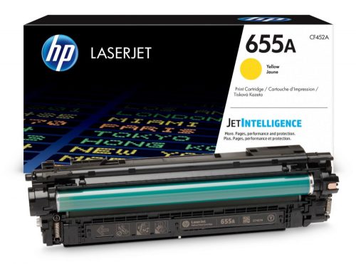 HP CF452A Toner Yellow 10.500 oldal kapacitás No.655A