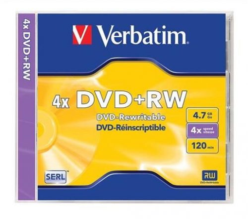 VERBATIM DVD-RW 4,7GB 4X NORMÁL TOK