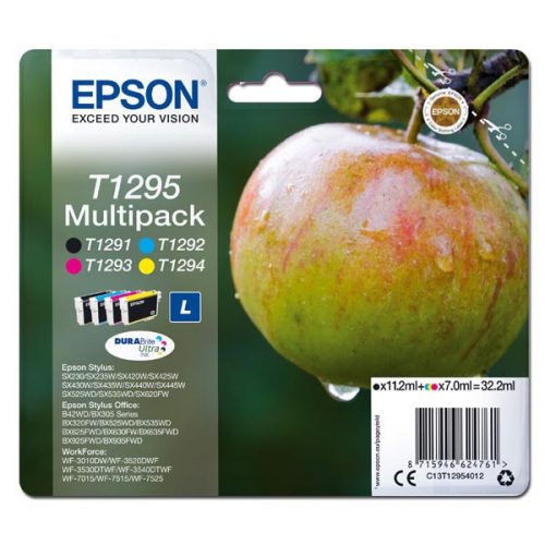 EPSON T1295 TINTAPATRON MULTIPACK BK+CY+MA+YE UTÁNGYÁRTOTT