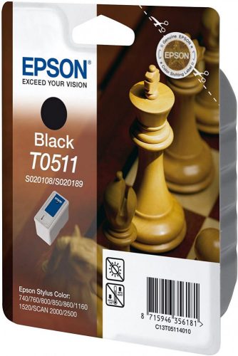 EPSON T0511 TINTAPATRON BLACK EREDETI AKCIÓS